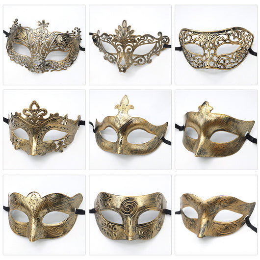 Máscara Vintage Prince de Cabeza Plana para Fiesta de Halloween - Image 26