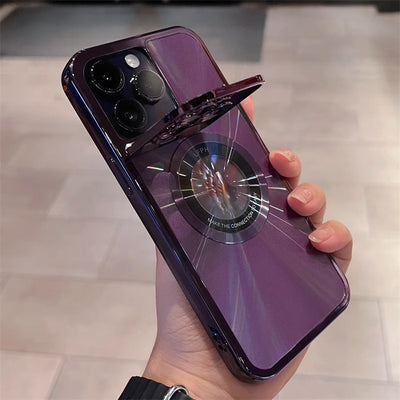 Funda Magnética para Teléfono con Soporte Invisible y Protección Electrochapada - Image 9