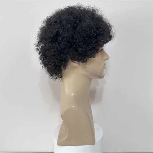 Peluca Afro Rizada Corta para Hombre y Mujer - Image 9