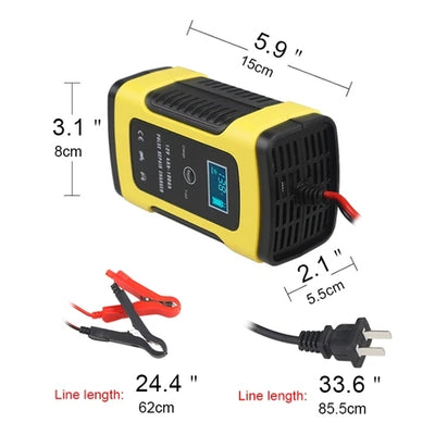 Cargador de Batería Inteligente 12V - Carga Automática Completa - Image 2