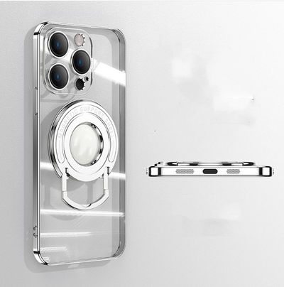 Funda Magnética iPhone 15 con Soporte Invisible - Protección Transparente y Elegante - Image 16
