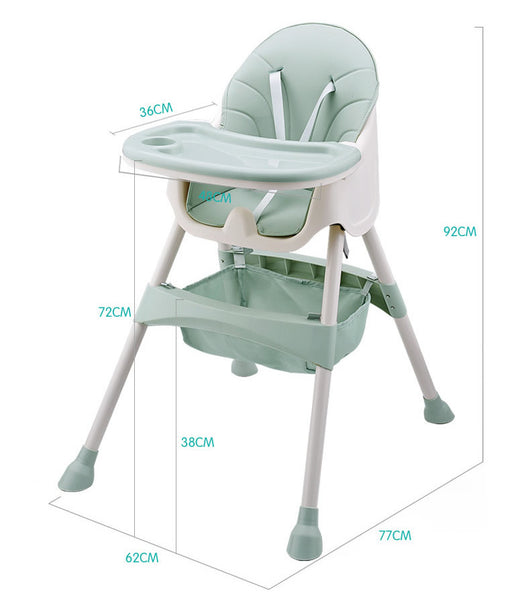 Silla de Comedor Infantil Ajustable y Portátil en Polipropileno - Image 6