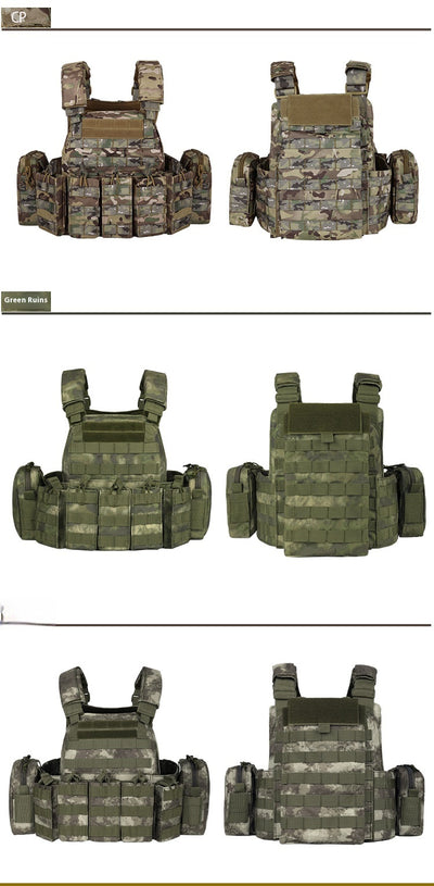 Chaleco Táctico Anfibio con Camuflaje para Operaciones al Aire Libre - Image 15