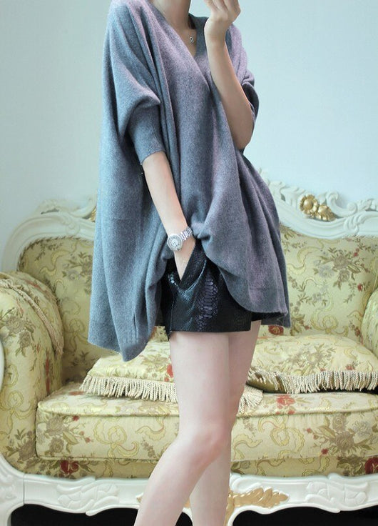 Suéter de Cashmere Cuello en V para Otoño - Image 19