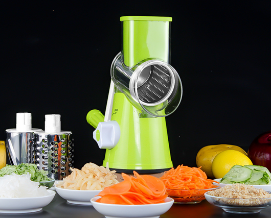 Mandolina Multifuncional Redonda para Cortar Verduras, Papas y Quesos - Image 11
