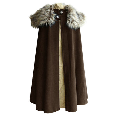 Capa Renacentista con Cuello de Piel - Image 8