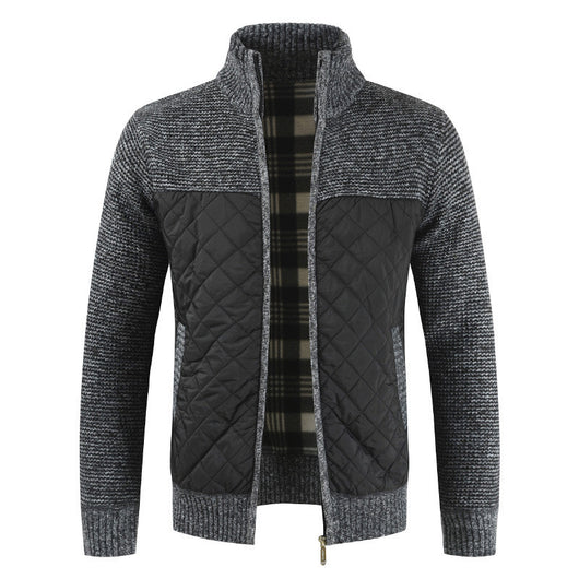 Cardigan Acolchado de Terciopelo para Hombre - Image 18