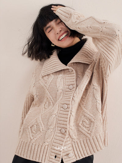 Cardigan Grueso de Algodón Suave - Abrigo Casual Cómodo - Image 8