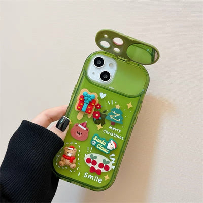 Funda para Teléfono con Colgante de Muñeco Navideño 3D - Image 9