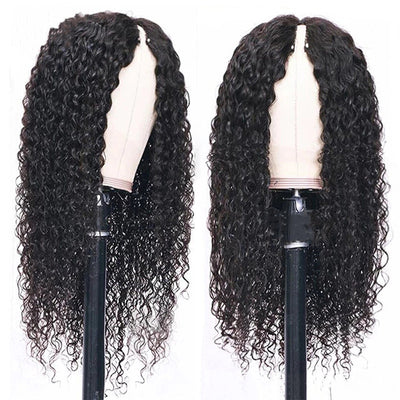 Diadema de Cabello Humano Rizado en Forma V - Image 10