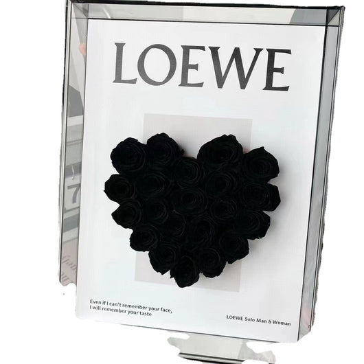 Caja de Regalo Flores Eternas Qixi Love - Acrílico Preservado - Image 8