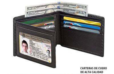 Billetera Delgada Antimagética para Hombre con Fibra de Carbono y Múltiples Compartimentos - Image 9