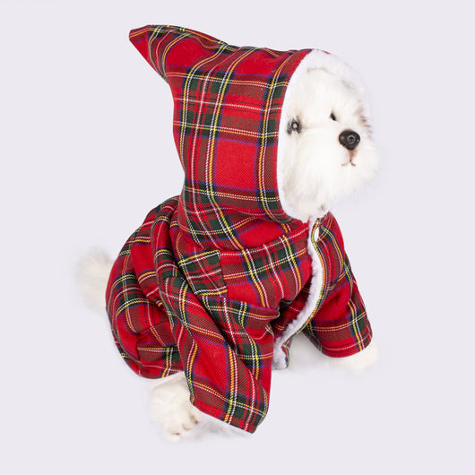 Suéter a Cuadros con Capucha para Perros - Image 15
