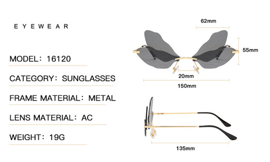 Gafas de Sol Degradado Colorido - Estilo Playa Viral Tendencia - Image 13