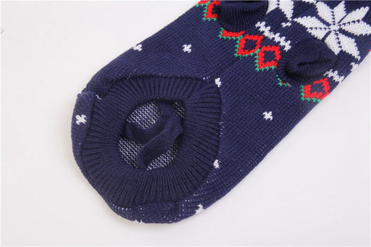 Ropa Navideña para Mascotas con Diseño de Reno, Hoja de Arce y Copo de Nieve - Image 19