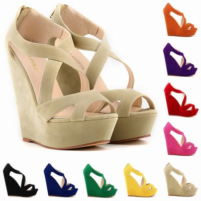 Sandalias de Tacón Hueco - Elegancia y Comodidad