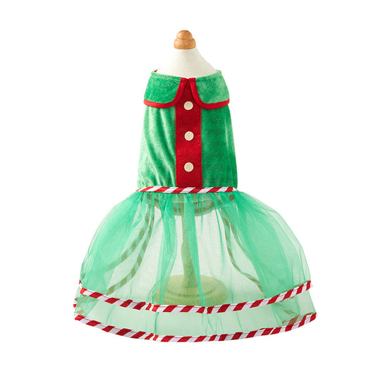 Traje de Falda Gauza Verde para Perros - Ropa Festiva Adorable - Image 14