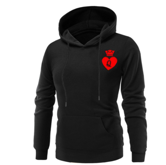 Sudadera con Capucha KING & QUEEN