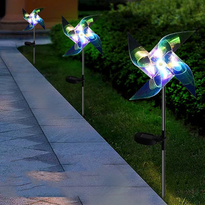 Lámpara Solar LED Molino Mágico Multicolor con Luz Láser de Jardín - Image 11