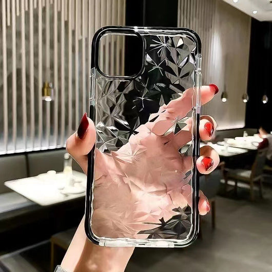 Funda Transparente con Patrón Diamante - Protección Anticaídas - Image 8