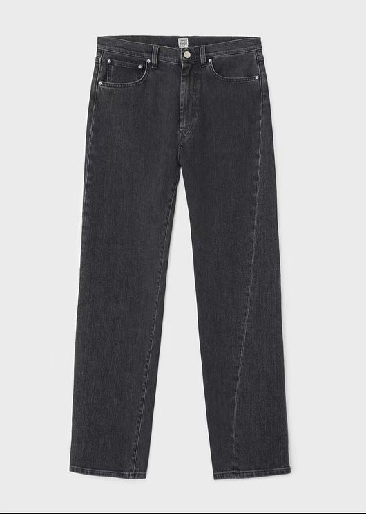 Jeans Tiro Alto Elásticos Retorcidos Cortos Estilo Europeo - Image 9
