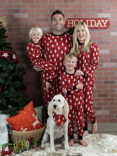 Pijamas Navideños Familia Juego Completo Estilo Europeo Americano - Image 13