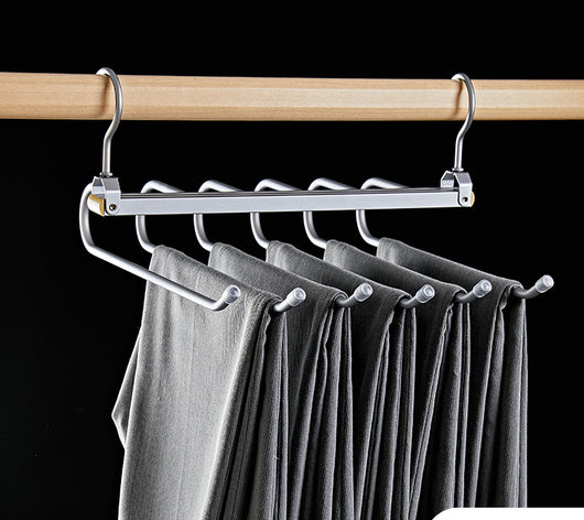 Perchero Multifuncional de Aluminio para Pantalones - Organizador Mágico de Ropa - Image 5