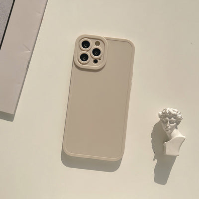 Funda de Teléfono Silicona Mate Color Sólido - Image 9
