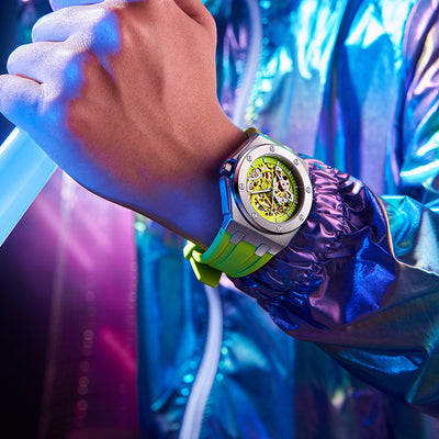 Reloj Automático para Hombre con Correa de Silicona Resistente al Agua - Image 16