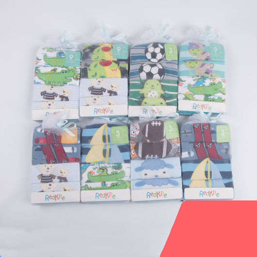 Conjunto de Dos Piezas de Algodón con Diseño Infantil - Set de Regalo para Bebé