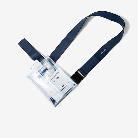 Bolsa Bandolera Transparente Impermeable para Hombre