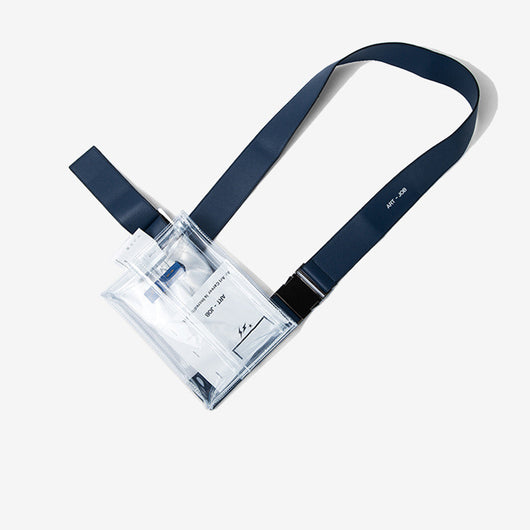 Bolsa Bandolera Transparente Impermeable para Hombre