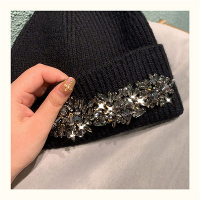 Gorro Cálido de Perlas para Mujer - Versátil y Elegante - Image 9