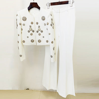Conjunto Retro Chaqueta y Pantalón Acampanado - Image 18