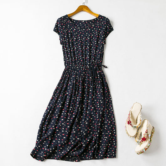 Vestido de Algodón y Seda - Image 9