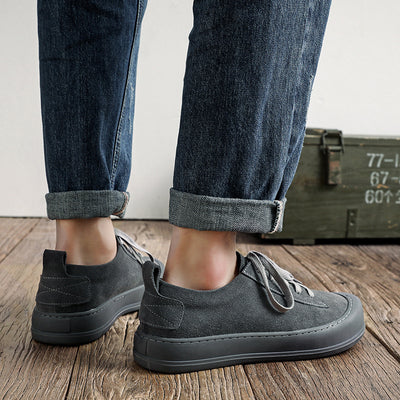 Zapatos de Cuero Casual Retro para Hombre - Image 12