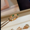 Trendy Boutique Snake Diamond Ring Cold Wind Index Finger Diamond ring between malachite 5