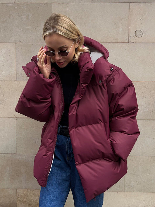 Abrigo Suelto de Algodón para Mujer - Chaqueta Cómoda y Versátil - Image 9