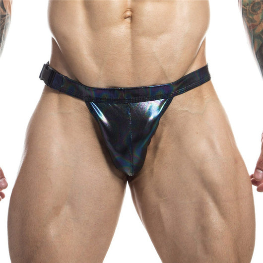 Shorts Hombre Efecto Cuero con Textura Metálica - Image 19