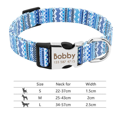 Collar Ajustable para Perros y Gatos con Placa de Identificación Personalizada - Image 42