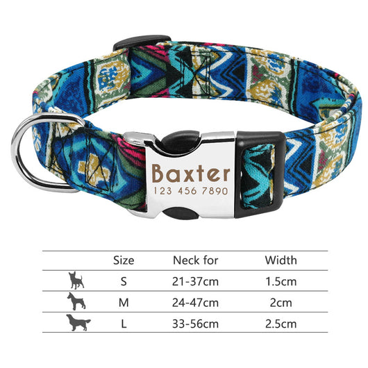 Collar Ajustable para Perros y Gatos con Placa de Identificación Personalizada - Image 53