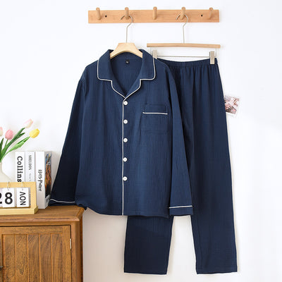 Pijama Largo de Algodón para Hombre y Mujer - Ajuste Cómodo y Suelto - Image 12