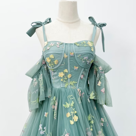 Vestido Hermanas Floral Hombro Descubierto - Image 10