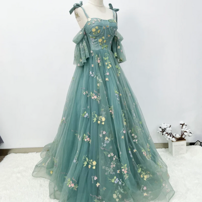 Vestido Hermanas Floral Hombro Descubierto - Image 12