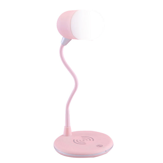Lámpara Nocturna 3 en 1 con Cargador Inalámbrico y Parlante Bluetooth - Image 5