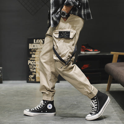Pantalones Cargo de Algodón para Hombre - Estilo Casual Versátil - Image 7
