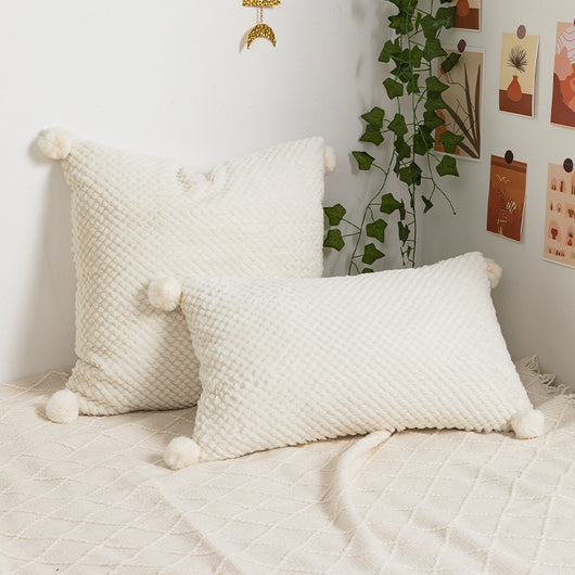 Funda de Almohada Terciopelo Loop Estilo Minimalista - Image 11