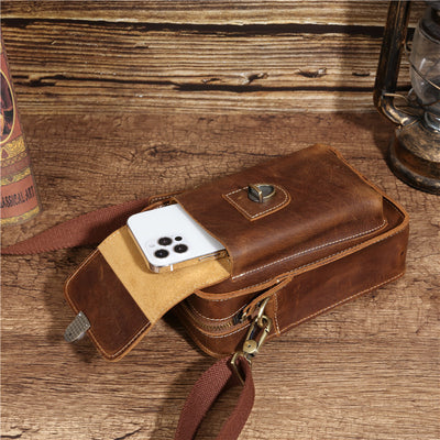 Riñonera de Cuero para Hombre - Bolsa Deportiva Versátil - Image 6