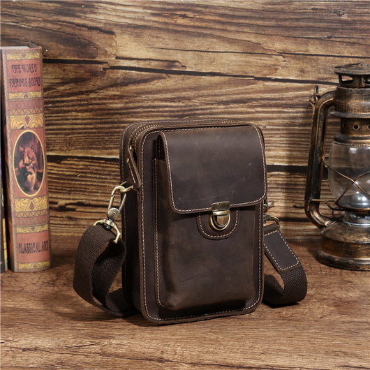 Riñonera de Cuero para Hombre - Bolsa Deportiva Versátil - Image 8