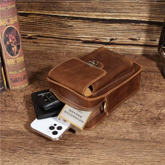 Riñonera de Cuero para Hombre - Bolsa Deportiva Versátil - Image 9